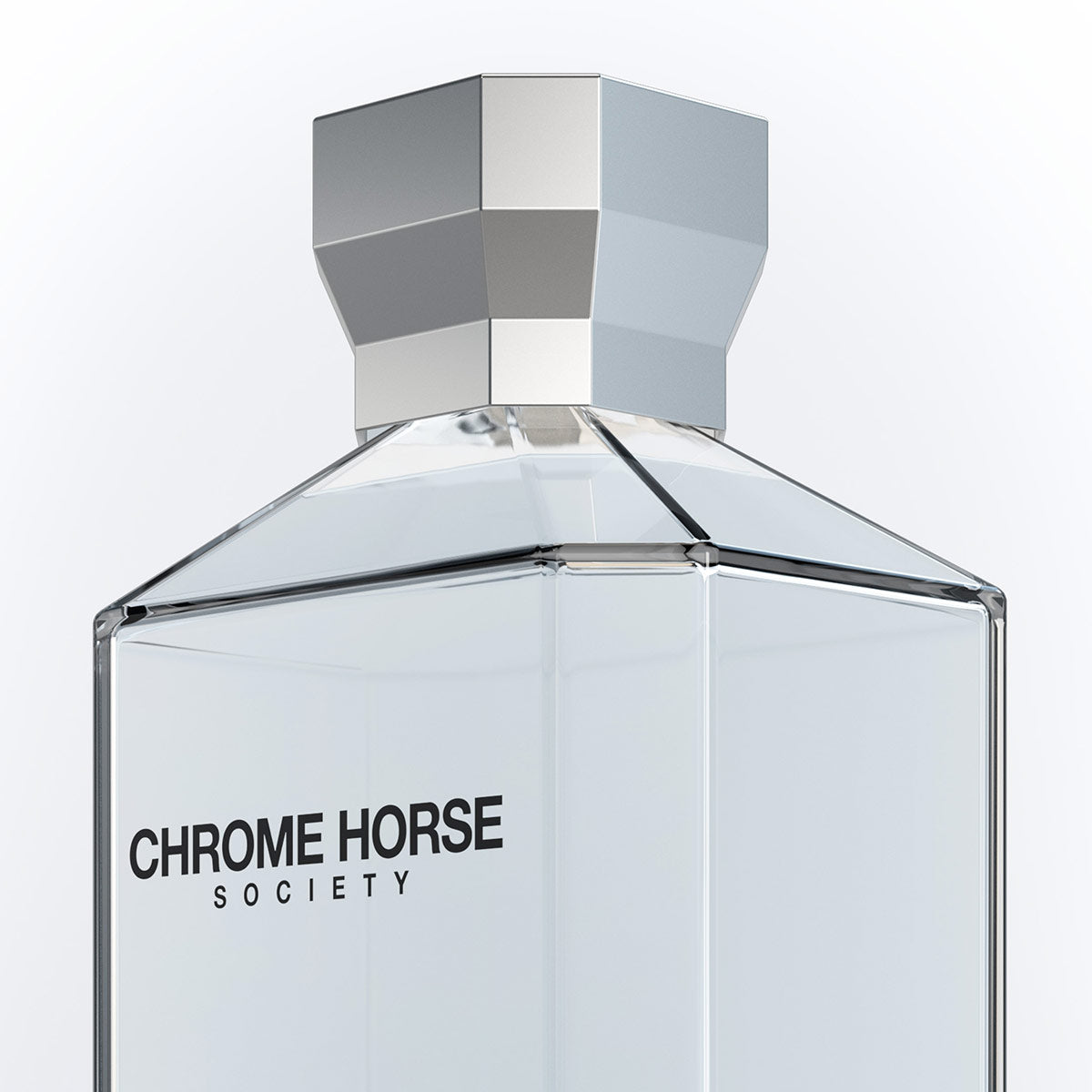 Luxury Blanco Tequila Top View - Chrome Horse Society